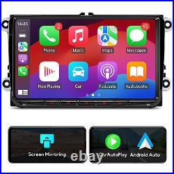 For VW DAB+/DAB Radio IPS 9 Car GPS Stereo Car Play/Android Auto +Backup Camera