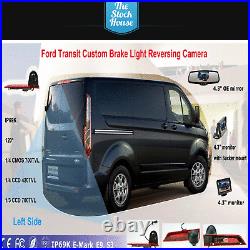 Ford Transit Custom Reversing Camera & 7 Monitor Back Up Brake Light 14 19