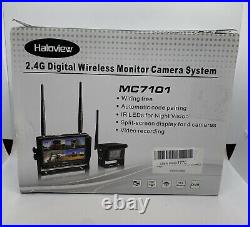 Haloview MC7101 Digital Wireless Backup Camera System 7'' LCD Reversing Monitor