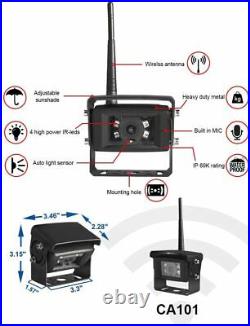 Haloview MC7101 Digital Wireless Backup Camera System 7'' LCD Reversing Monitor