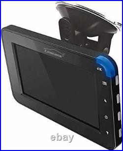 Lescars Wireless Solar Wireless Rear View Camera with Large Color Monitor