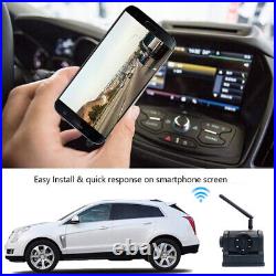 Magnetic WiFi Car Reversing Camera 6400mA Battery Powered For IOS Android Phones