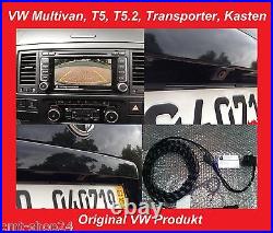 Original VW RVC RFK rear view camera retrofit set T5 multivan T5.2 van 7E