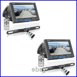 Pyle 7 Inch Rearview Car Backup Camera and Monitor Reverse Assist Kit (2 Pack)