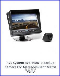 RVS SYSTEM- RVS MM619 Backup Camera For Mercedes Benz 2017 Metrics Van NEW