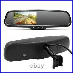 Reverse Backup Camera + Replacement Rear Mirror Monitor for Ford Transit Connect