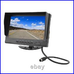 Reversing Display Monitor 9in IPS Screen HD 4-Way Video Backup Camera For