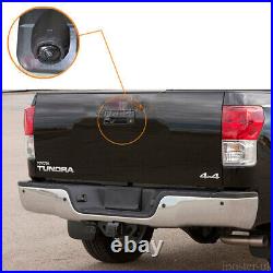 Tailgate Handle CCD Color Reversing Backup Camera HD For Toyota Tundra 2007-2013