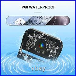 UKSoku Reversing Camera Kit Rearview Backup Camera 16LEDs IP68 Waterproof Night