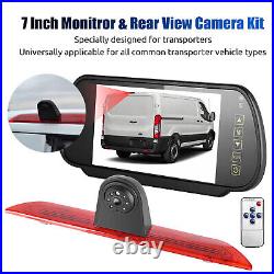 Waterproof HD Night Vision Reverse Camera + Backup Camera 7 Mirror Monitor Kit