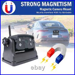 WiFi Reversing Camera Magnetic Base 9600mA Battery Powered HD for iPhone/Android