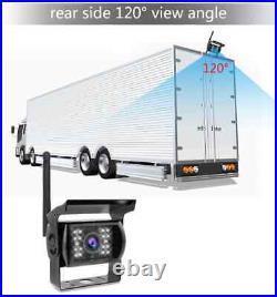 Wireless 5 HD Monitor Caravan Harvester Truck Rear View Backup Camera System