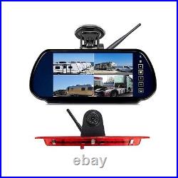 Wireless 7 Car DVR Monitor Mirror 1080P Backup Reversing Camera For VW Crafter