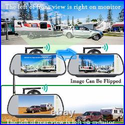 Wireless 7 Car DVR Monitor Mirror 1080P Backup Reversing Camera For VW Crafter