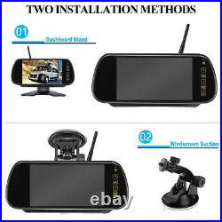 Wireless 7 Car DVR Monitor Mirror 1080P Backup Reversing Camera For VW Crafter