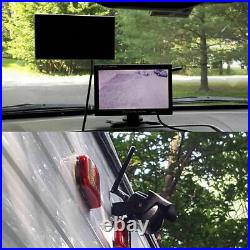 Wireless 7 Monitor HD Night Vision Reverse Backup Camera Kit for Truck Bus RVs