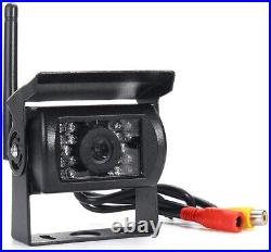 Wireless 7 Rear View Monitor Backup Camera Kit for 12-24V Truck Caravan Van RV