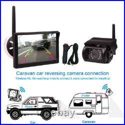 Wireless Backup Camera 5 Reverse Rear View Monitor Kit for Motorhome Bus Truck