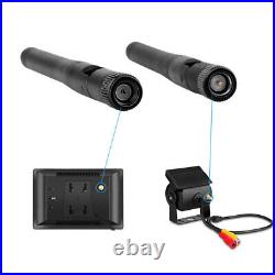 Wireless Car Backup Rear View Camera System with 5 Monitor for RVs Truck Pickup