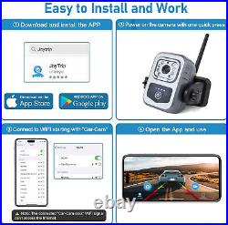 Wireless FHD Magnetic 3300mAh Battery Operated Portable Backup Reversing Camera