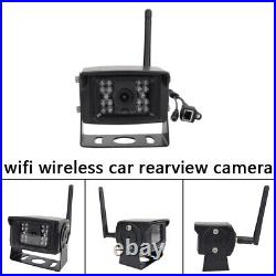 Wireless Phone Backup Camera Reversing Wifi Camera For Car Truck RV Trailer Bus