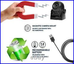 Wireless Reversing Camera, WiFi Magnetic Backup Camera Work with Phone IP68